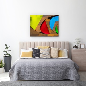Tablou canvas - A.F.A.S., Forme, Abstract, Rugina, Geometrie, 75 x 100 cm - Img 3