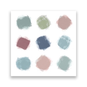 Tablou Canvas - Abstract, Forme, Modern, Multicolor, 60 x 60 cm