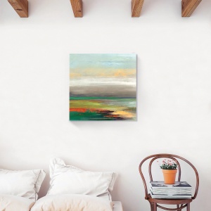 Tablou decorativ abstract Ocean pe canvas 60x60 cm
