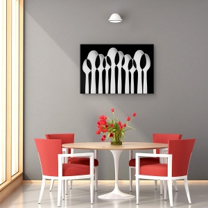 Tablou canvas - Abstract: Padure, Abstract, Linguri, Padure, Plastic, 80 x 120 cm - Img 4