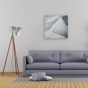 Tablou canvas - Agtama, Arhitectura, Triunghiuri, Cantar, Abstract, Forme, 90 x 90 cm - Img 2