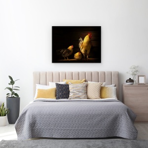 Tablou canvas - Animale De La Ferma, Pasari, Norvegia, Natura, 50 x 70 cm - Img 3
