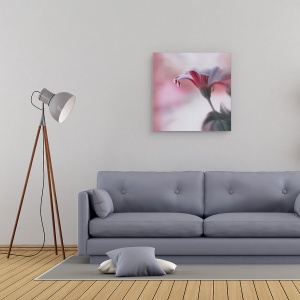Tablou canvas - Atingere Invizibila, Perla, Picatura, Floare, 90 x 90 cm - Img 2