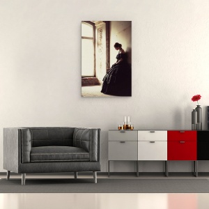 Tablou canvas - Atingerea Usoara A Decadentei, Femeie, Istoric, Victorian, Georgian, 60 x 90 cm - Img 2