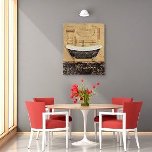 Tablou canvas - Baie franceza II, 40 x 50 cm - Img 3