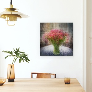 Tablou canvas - Bucurie, Natura Moarta, Vaza, Floare, 90 x 90 cm - Img 4