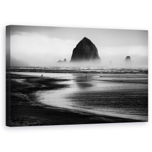 Tablou canvas - Cannon Beach, Plaja, Ocean, Lumina, Stanca, Oregon, 50 x 80 cm