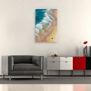 Tablou canvas - Capul Smoky, Plaja, Tarm, Coasta, Coasta, Nisip, 40 x 60 cm - Img 2