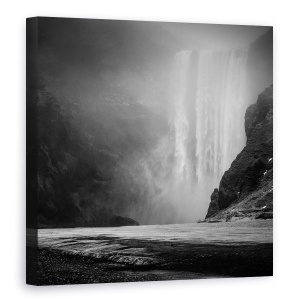 Tablou canvas - Cascada, Islanda, Cascada, Ceata, Skogafoss, 60 x 60 cm