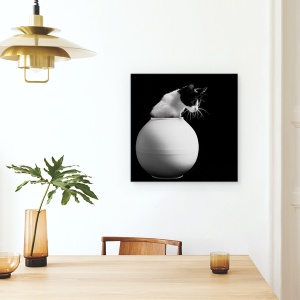 Tablou canvas - Chanel, Pisicuta, Vaza, Franta, Paris, 60 x 60 cm - Img 4