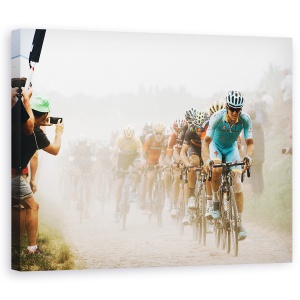 Tablou canvas - Ciclism In Praf, Ciclism, Tour De France, Ciclist, Sport, Sport, 60 x 75 cm