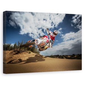 Tablou canvas - Ciocnit, Actiune, Sport, Extrem, Daredeil, Bicicleta, 60 x 90 cm