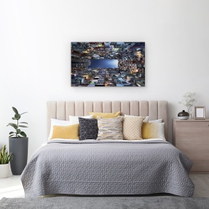 Tablou canvas - Cladiri Stup, China, Urban, Peisaj Urban, Hong Kong, Oras, 50 x 80 cm - Img 3