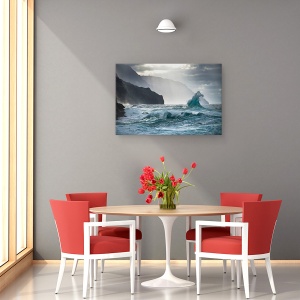Tablou canvas - Coasta, Valuri, Apa, 40 x 60 cm - Img 4