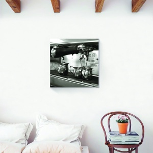 Tablou decorativ canvas cafea monocrom 60x60 cm