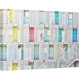 Tablou canvas - Coleg de Camera, Barbat, Femeie, Apartament, Japonia, Asiatic, Arhitectura, 40 x 60 cm