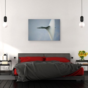 Tablou canvas - Con, Actiune, Jet, Zbor, Avion, 60 x 90 cm - Img 3