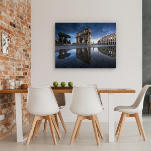 Tablou canvas - Constantino, Antic, Arhitectura, Arc, La Roma, Monument, 75 x 100 cm - Img 4