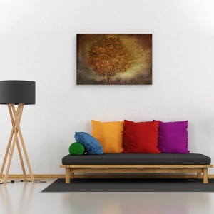 Tablou canvas - Copac De Toamna, Atmosfera, Pictor, 40 x 60 cm - Img 2