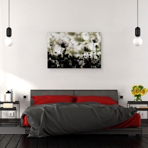 Tablou canvas - Corul de Toamna, Tonifiat, Flori, Japonia, Lunca, Gradina, Toamna, 60 x 90 cm - Img 3