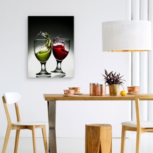Tablou canvas - Dansul Sticlei, Liniste, Reflectie, 50 x 70 cm - Img 4