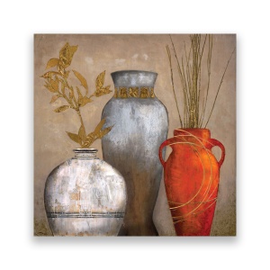 Tablou Canvas - Decor, Vase, Plante, 60 x 60 cm