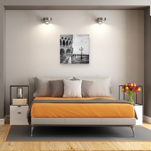 Tablou canvas - Dimineata Devreme - Venetia, Palat, Palatul Dogilor, 90 x 90 cm - Img 3