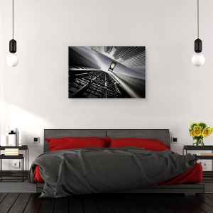 Tablou canvas - Din Otel, Arhitectura, Japonia, Perspectiva, Cladire, 60 x 90 cm - Img 3