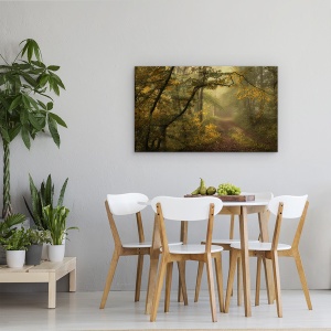 Tablou canvas - Dincolo De Vise Si Culoare, Pasiune, Peisaj, Padure, Vara, Cale, 50 x 80 cm - Img 4