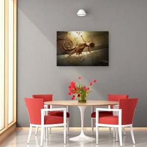 Tablou canvas - Diversitate, Pasari, Pretuire, Conceptual, Pesti, Viata, 60 x 90 cm - Img 4