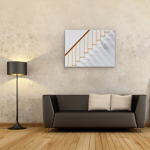 Tablou canvas - Doar Pasi, Scari, Scara, Casa Scarii, Scara, Pasi, 60 x 80 cm - Img 2