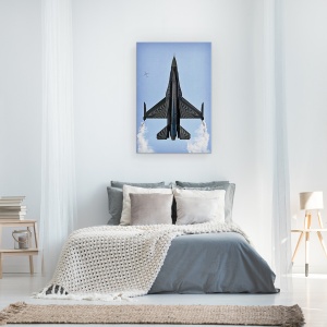 Tablou canvas - Doar Peste Capul Meu, Aviatie, Avion, Aerobatic, 60 x 90 cm - Img 3