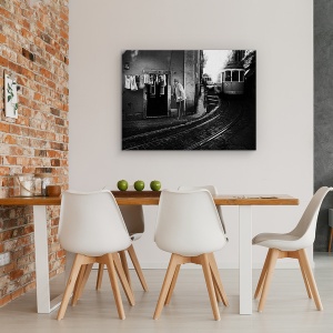 Tablou canvas - Dupa Colt, Tren, Tramvai, Metrou, Masina, Transport, 75 x 100 cm - Img 4