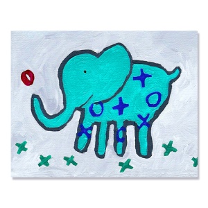 Tablou Canvas - Elefant, 40 x 50 cm
