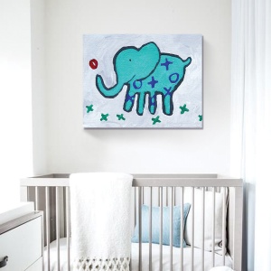 Tablou Canvas - Elefant, 40 x 50 cm - Img 2