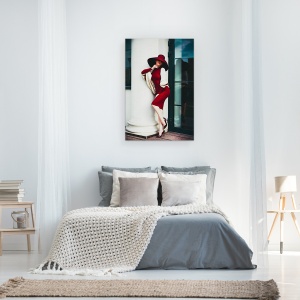 Tablou canvas - Eleganta Este Singura Frumusete Care Nu Se Estompeaza Niciodata, Gratios, Moda, 60 x 90 cm - Img 3
