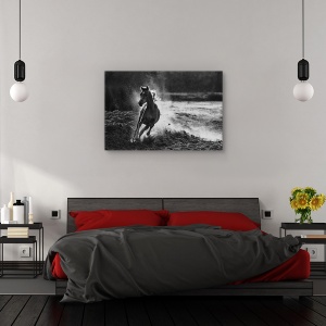 Tablou canvas - Evadare, Animal, Cai, Galop, Forta, 40 x 60 cm - Img 3