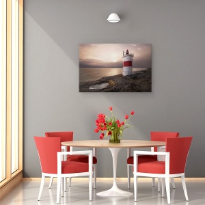 Tablou canvas - Farul, Peisaj, Maritim, Oxelosund, Suedia, 80 x 120 cm - Img 4