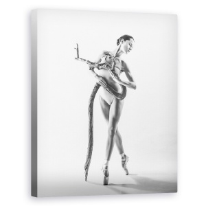 Tablou canvas - Femeie, Performanta, Femeie, Model, Gratios, 60 x 75 cm