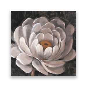 Tablou Canvas - Floare, Bujori, Alb, 60 x 60 cm