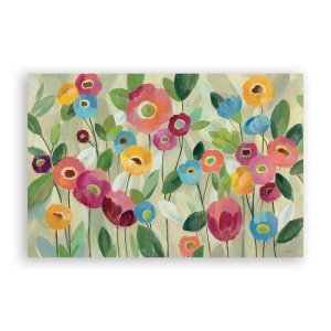 Tablou Canvas - Floral, Flori de maci, Primavara, Pictura, 80 x 120 cm