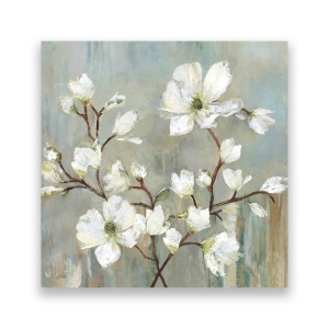 Tablou Canvas - Floral, Orhidee, Alb, 60 x 60 cm