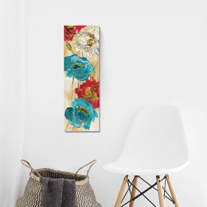 Tablou canvas flori de maci vibrante