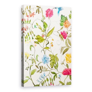 Tablou canvas - Flori, Natura, Plante, Flori, Animale, Colibri, Pictura, 60 x 90 cm