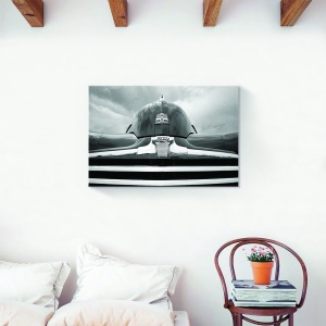 Tablou decorativ Ford monocrom pe canvas 60x90 cm