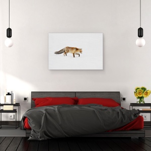 Tablou canvas - Foxy, Zapada, Iarna, Italia, Vulpe Rosie, 40 x 60 cm - Img 3