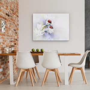Tablou Canvas - Gargarite, Buburuza, Floare, 60 x 80 cm - Img 4