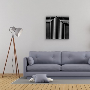 Tablou canvas - Gasss, Tevi, Teava, Industrie, Industrial, Metal, 90 x 90 cm - Img 2