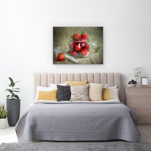 Tablou canvas - Gusturi De Vara, Capsuni, 50 x 70 cm - Img 3