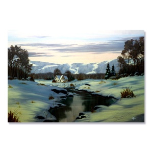 Tablou Canvas - Iarna, 80 x 120 cm
